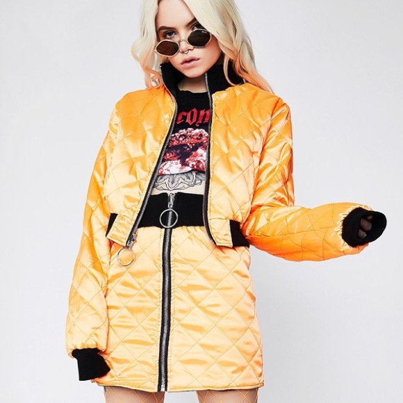 Poster Grl reversible crop bomber - Picture 3 of 6